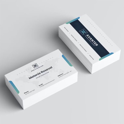 100 Business Cards Full Color 4/4