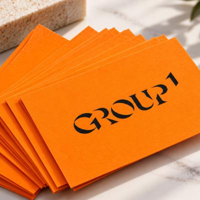 Business Cards Orange Group1