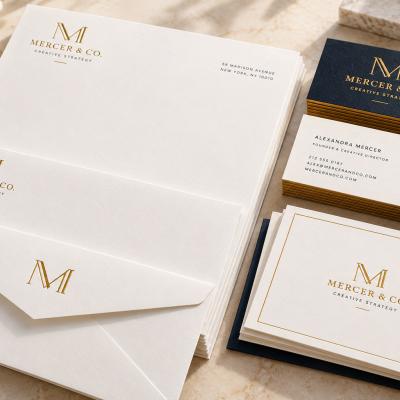 Stationery Suite Mercer Co Letterhead Cards