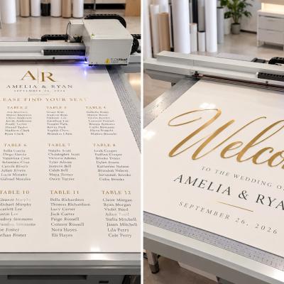 Uv Flatbed Printer Wedding Signs
