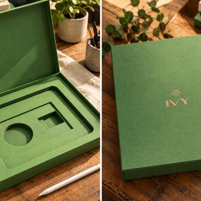Rigid Gift Box Green Foam Insert