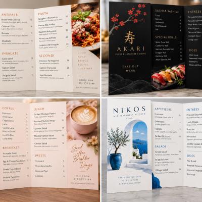 Restaurant Menus Collection